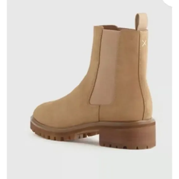 Quince Tan Heeled Boots - Picture 4 of 10